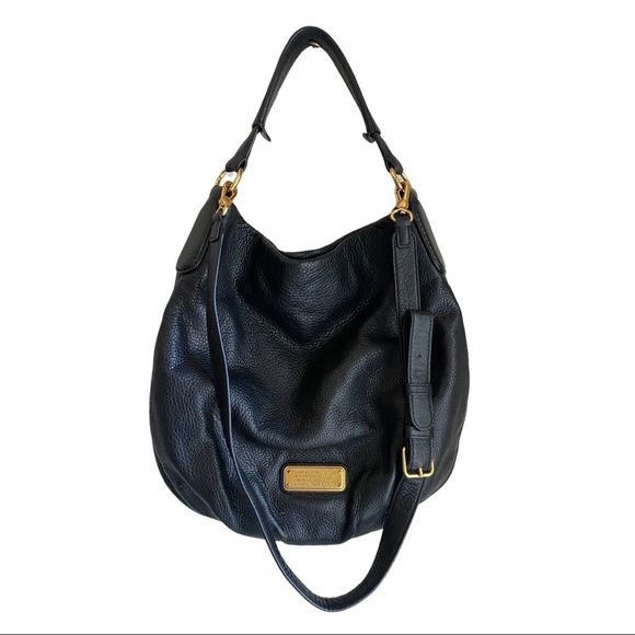 Marc By Marc Jacobs Handbags - Marc by Marc Jacobs Black Leather Hobo Crossbody Bag XL